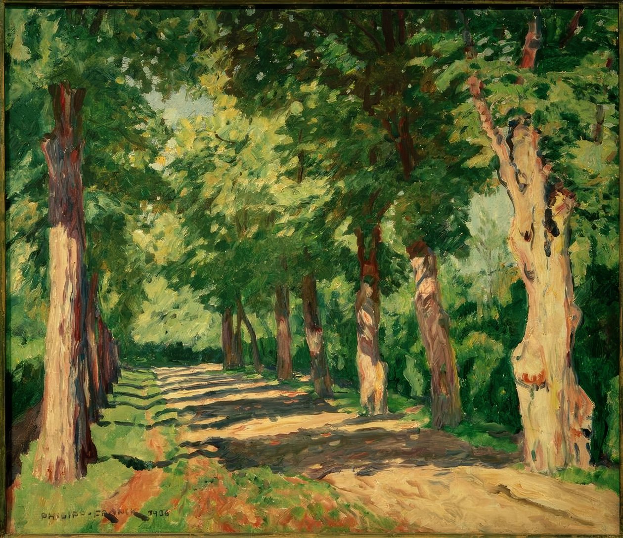 Allée de tilleuls - Philipp Franck