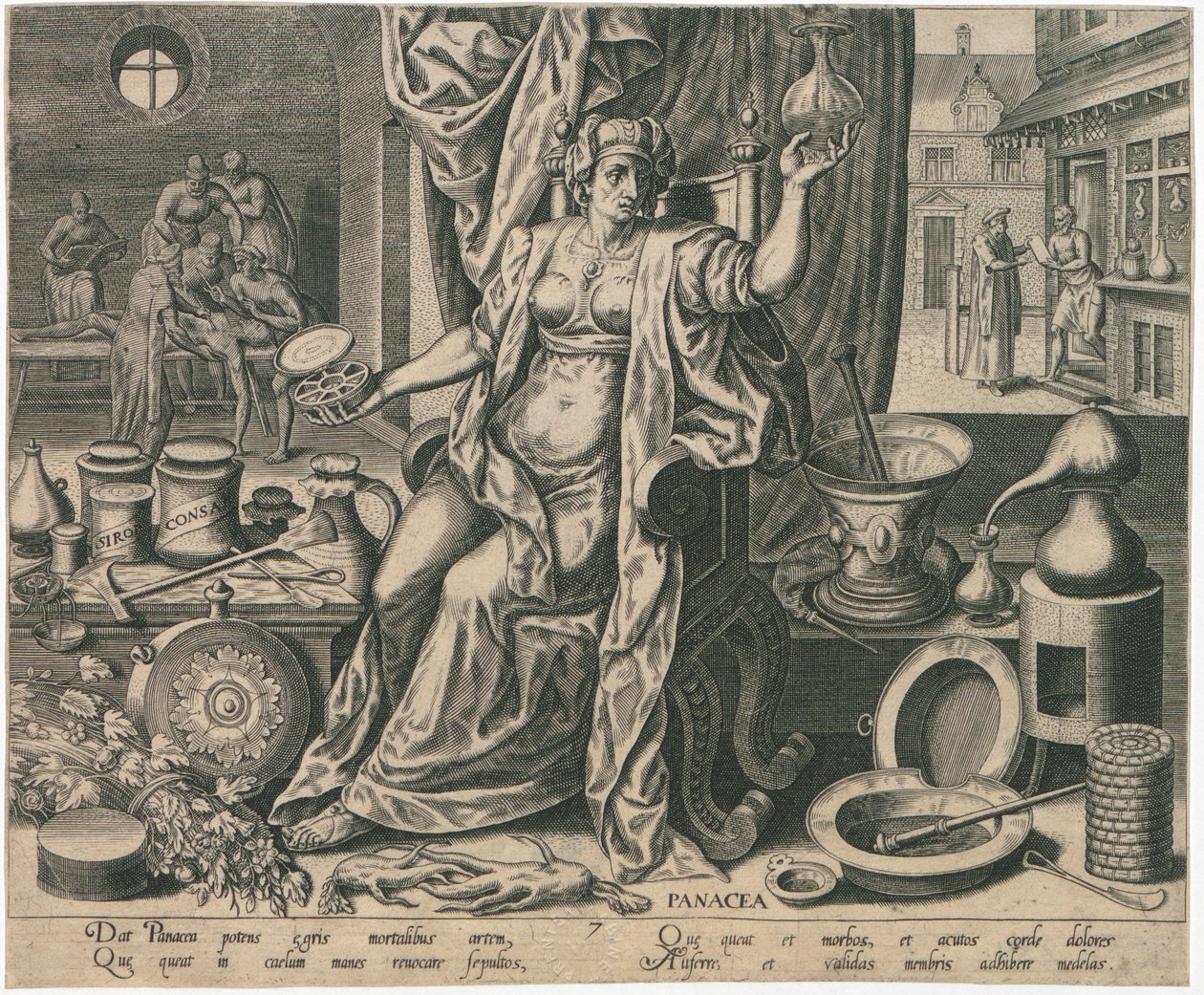 Panacée, 1574 - Philipp Galle