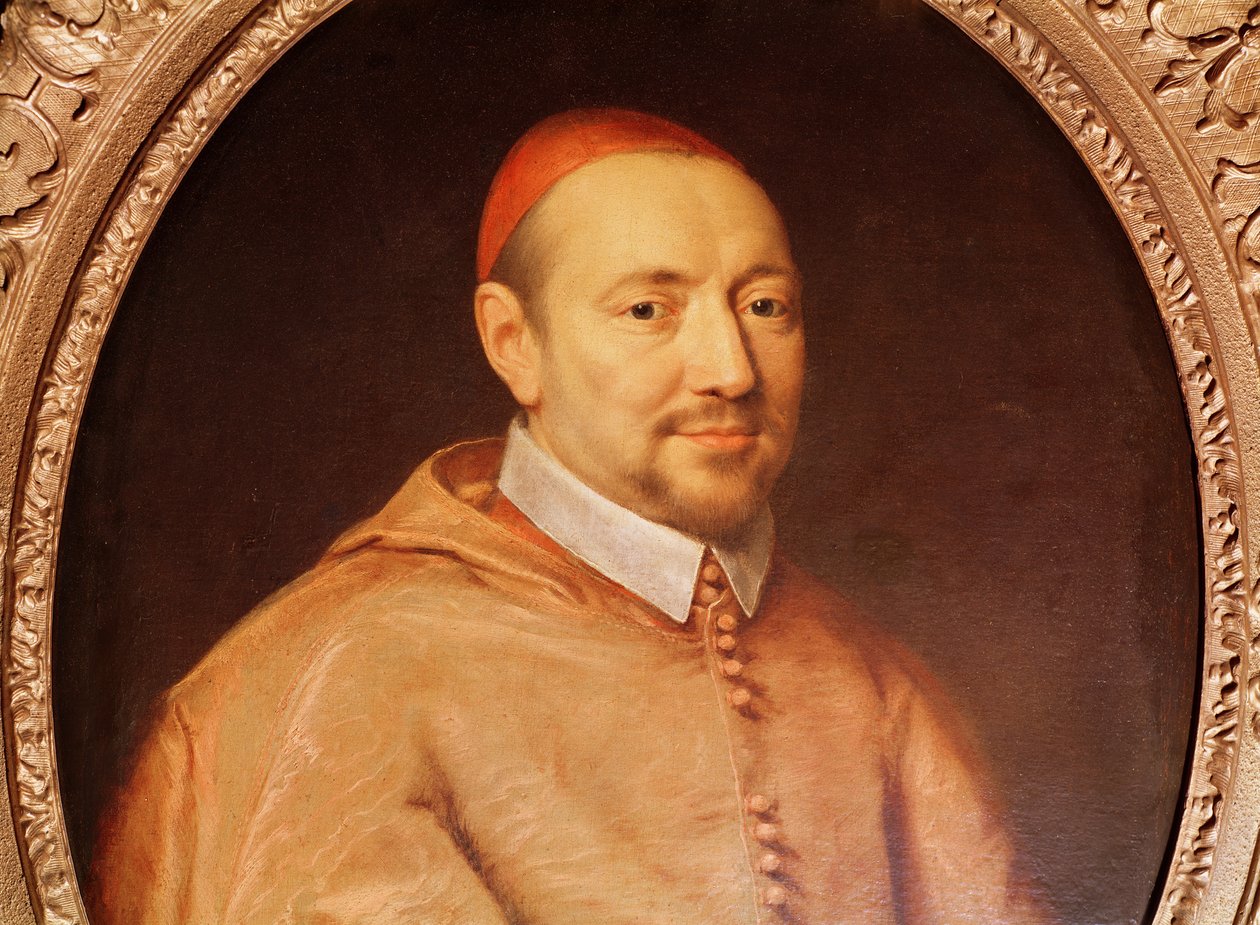 Portrait du cardinal Pierre de Bérulle (1575-1629) (détail) - Philippe de Champaigne