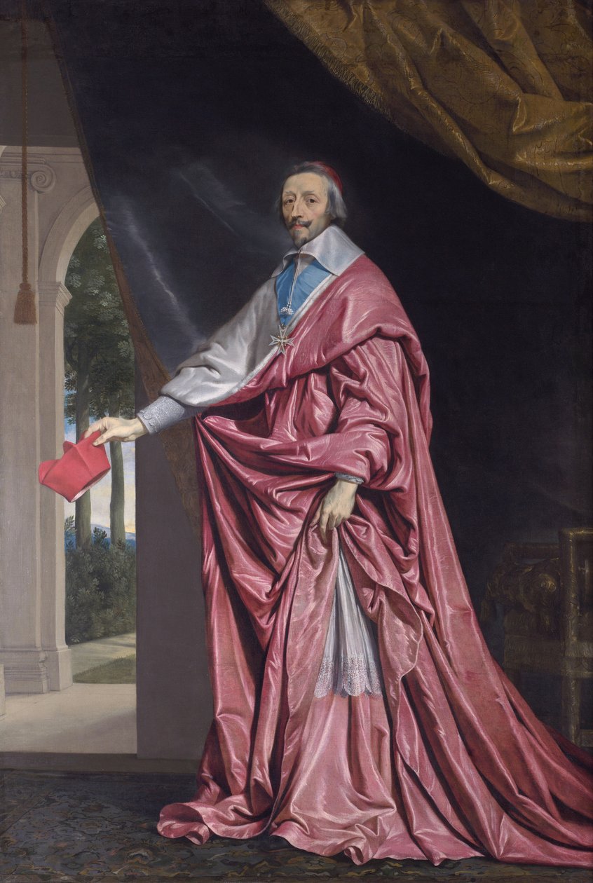 Portrait du Cardinal de Richelieu (1633-40) - Philippe de Champaigne