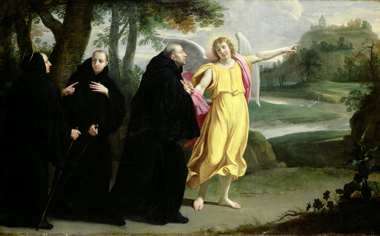 Scène de la vie de Saint Benoît - Philippe de Champaigne