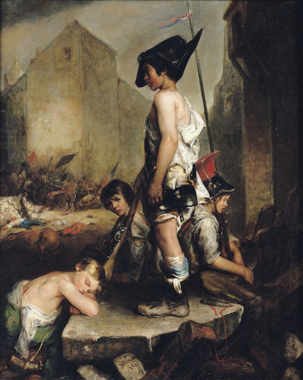 Les petits patriotes, 1830 - Philippe Auguste Jeanron