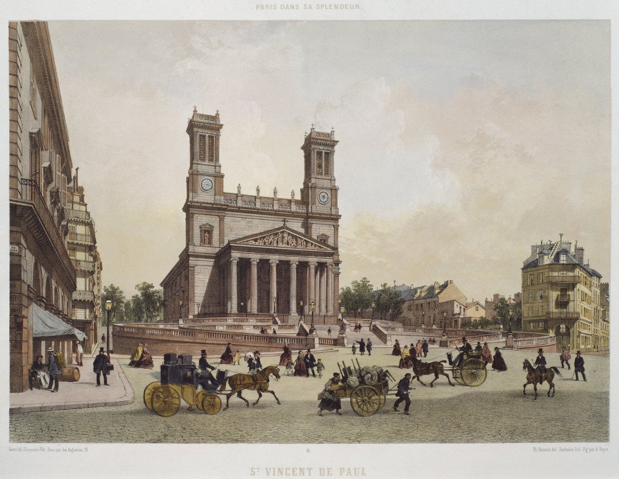 Église Saint-Vincent-de-Paul, Paris, illustration de 
