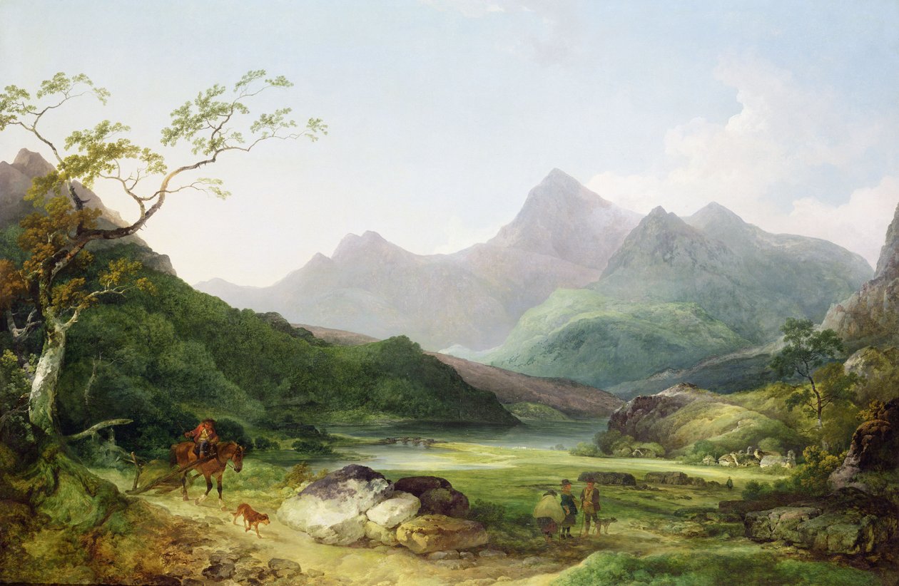 Vue de Snowdon depuis Capel Curig, 1787 - Philippe Jacques de Loutherbourg