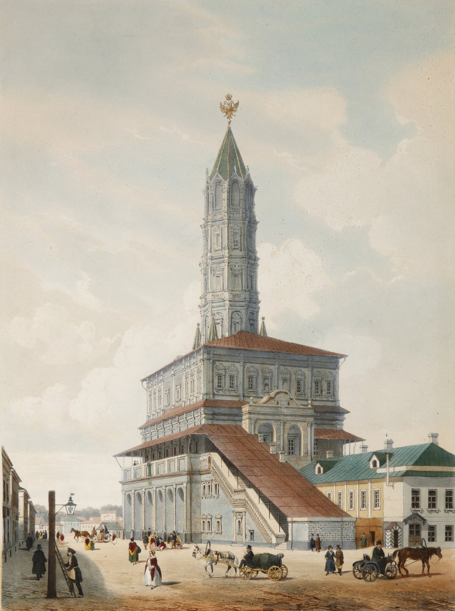 La tour Sukharev à Moscou, 1846 - Philippe Benoist