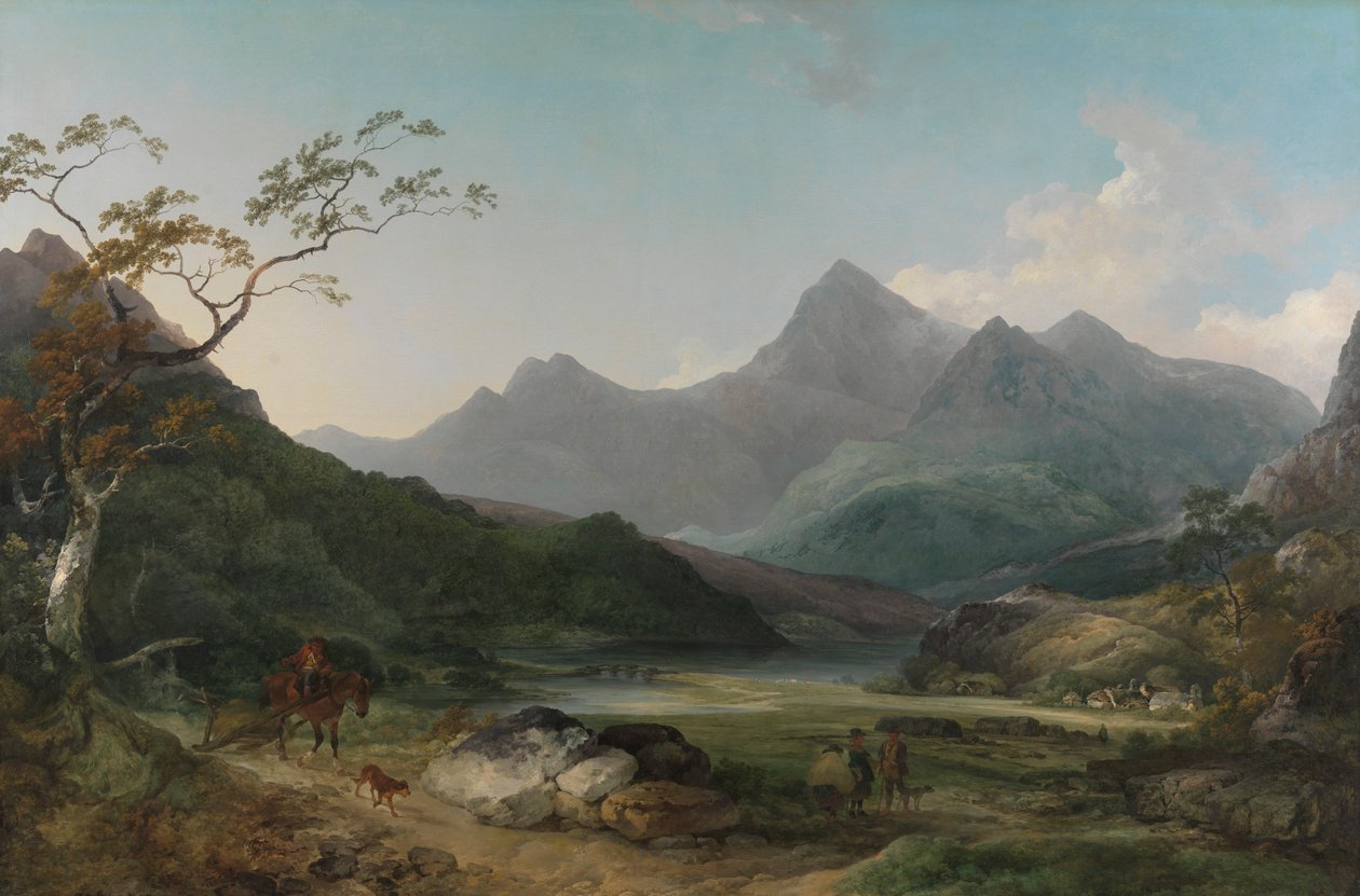 Snowdon depuis Capel Curig - Philippe Jacques de Loutherbourg
