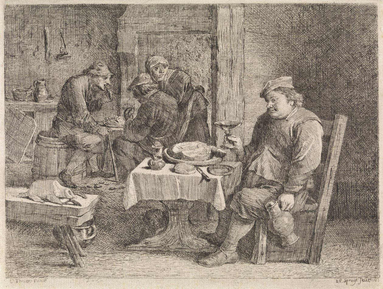 Intérieur paysan - Philippe Lambert Joseph Spruyt