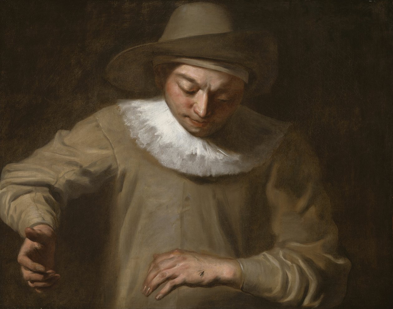 Pierrot attrapant une mouche, 1740-1750 - Philippe Mercier.