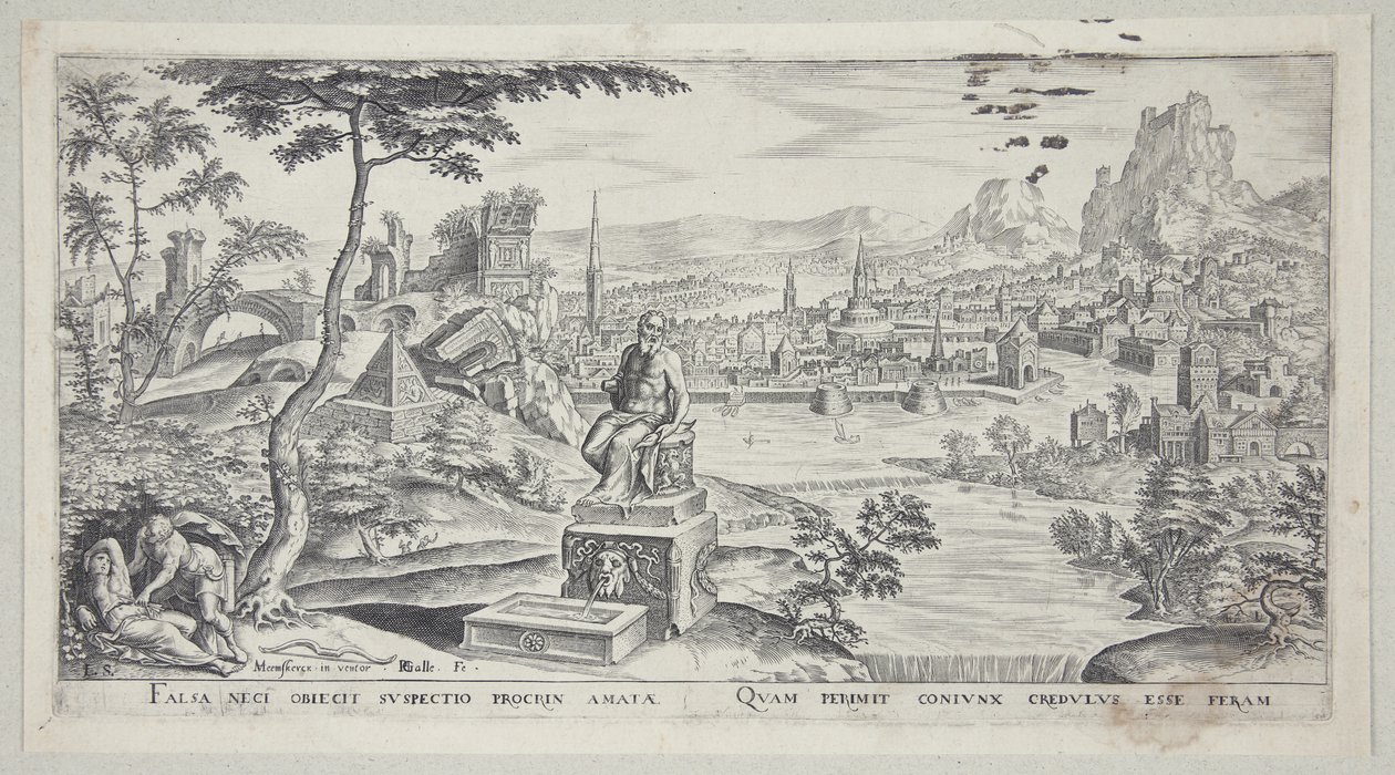 Céphale et Procris - Philips Galle