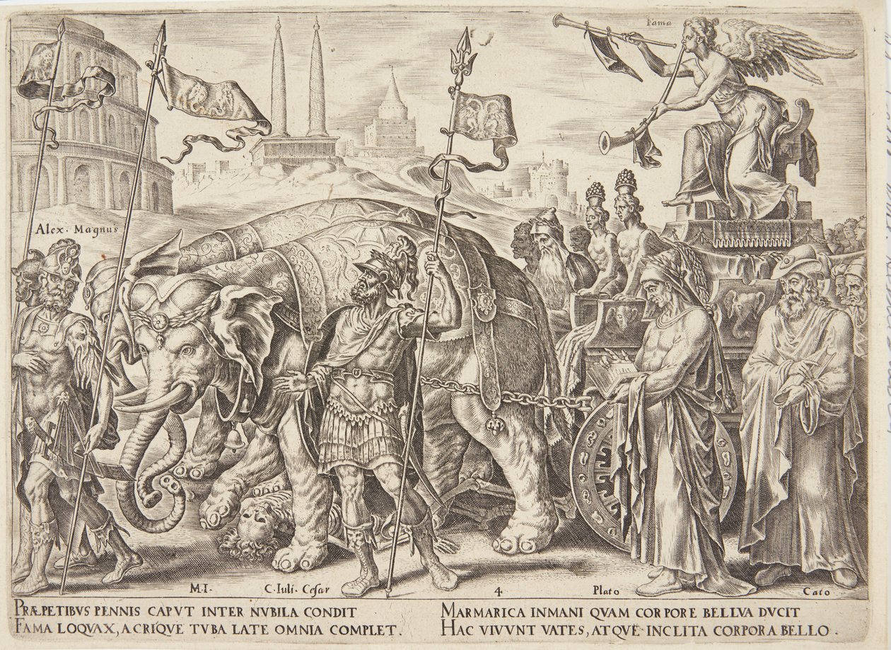 Le triomphe de la renommée - Philips Galle