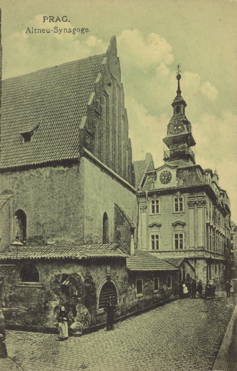 Ancienne Nouvelle Synagogue, Prague (photo n/b) - Photographer Austrian