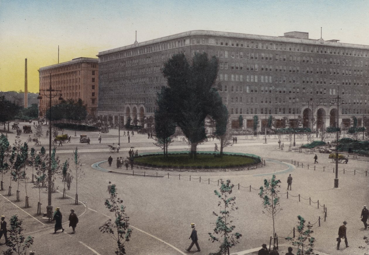 Japon, vers 1912 : Bâtiment Marunouchi, Tokyo - Photographer Japanese