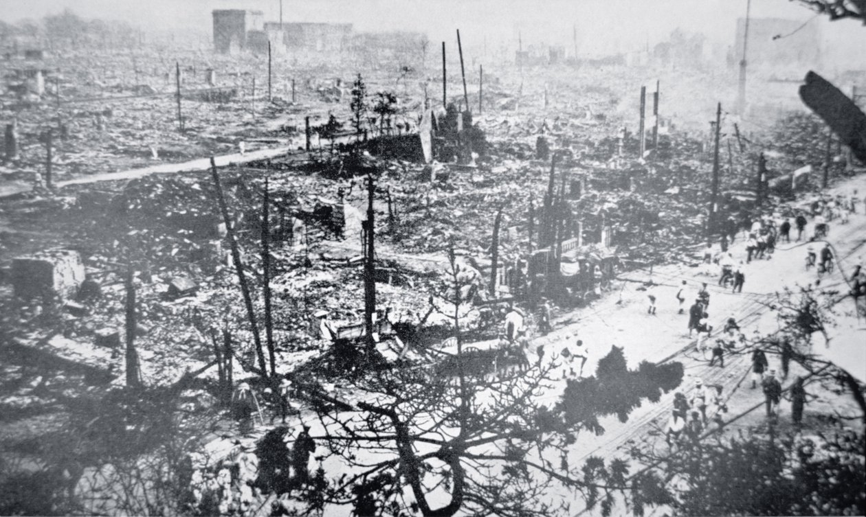Tokyo après le tremblement de terre de Kanto - Photographer Japanese