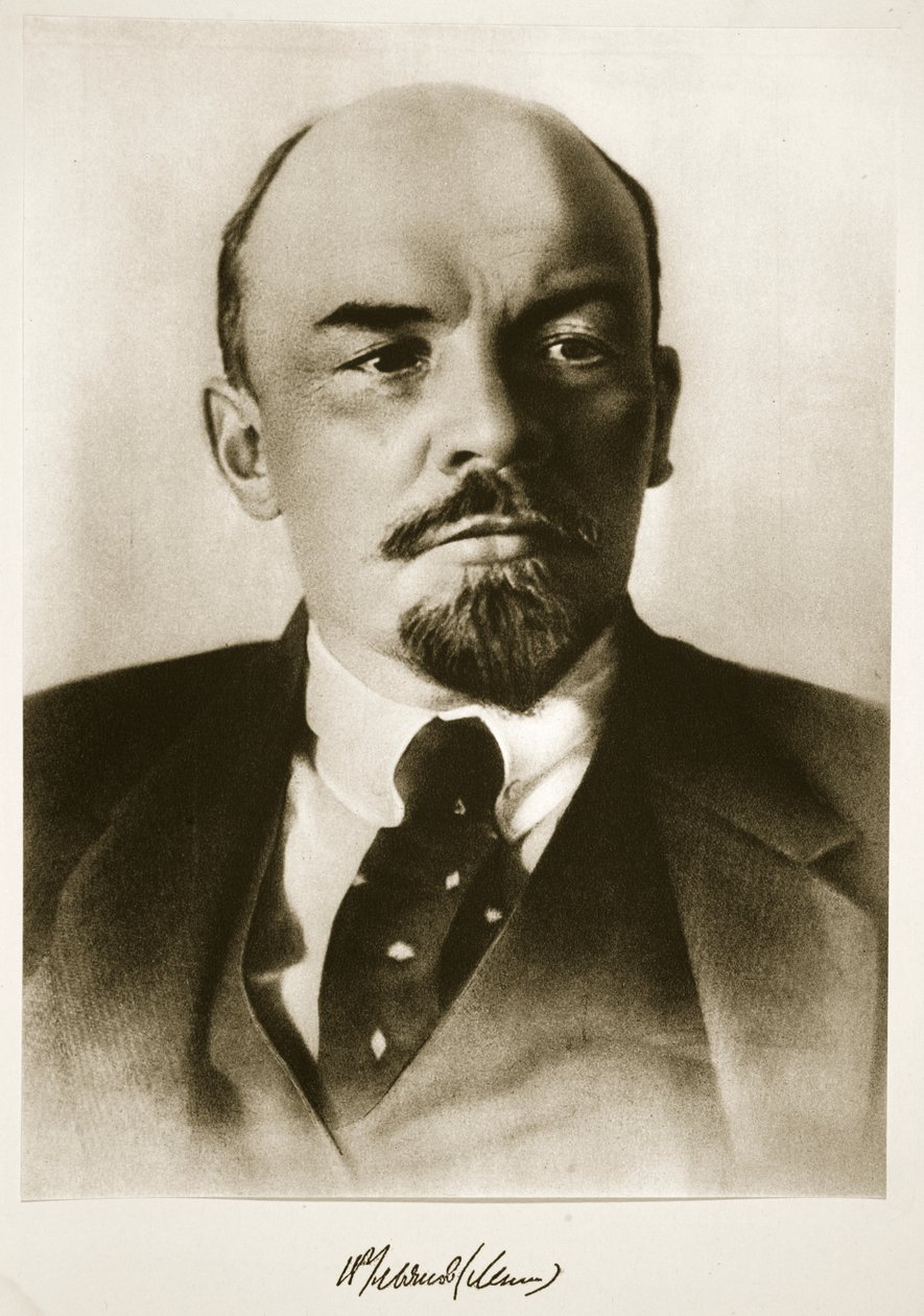 Lenin (photogravure) - Photographer Russian