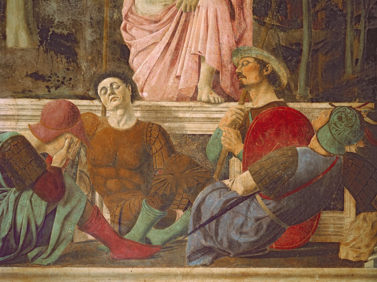 La Résurrection (détail) - Piero della Francesca