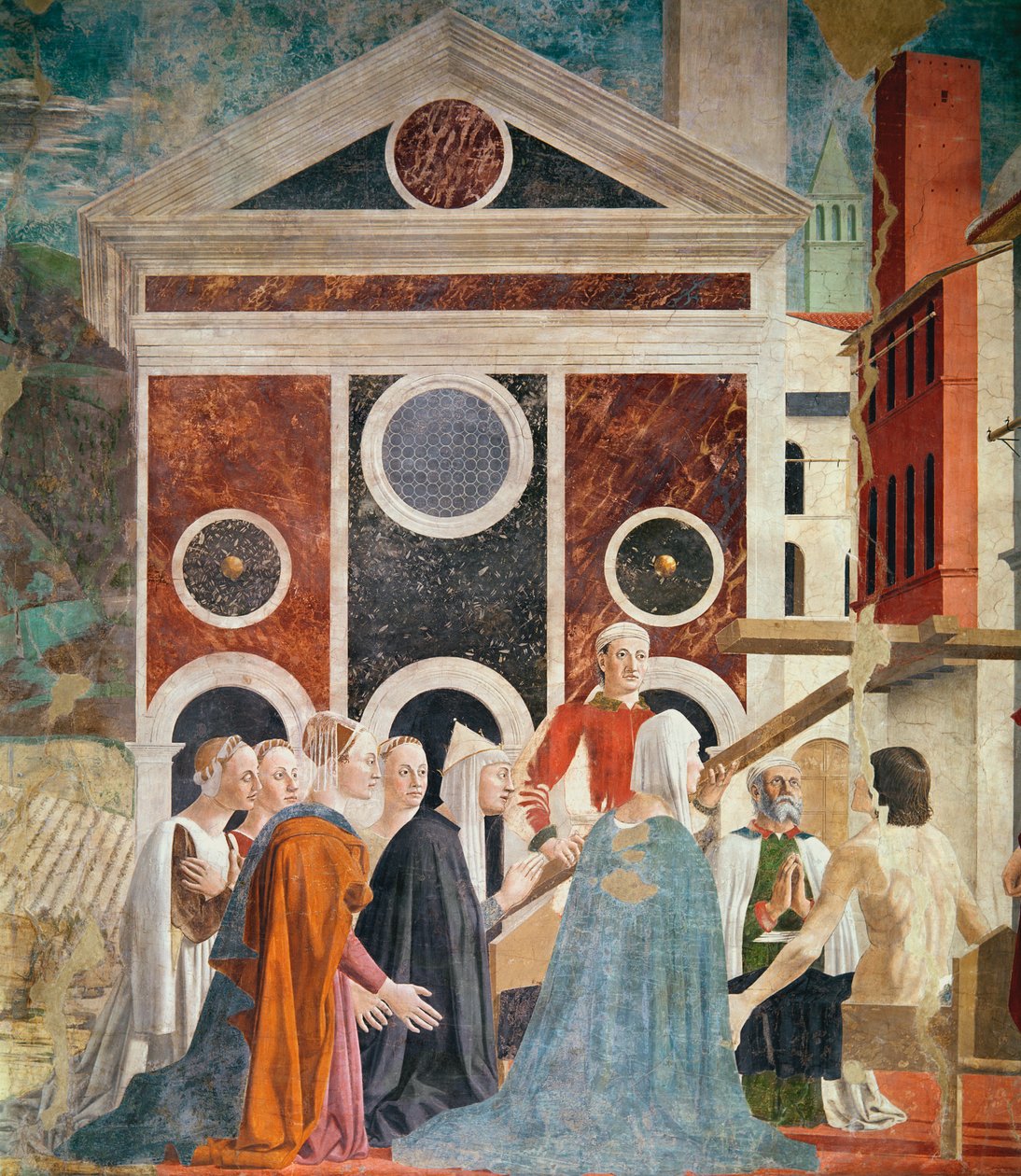 La Vérification de la Vraie Croix, vers 1452-59 (détail) - Piero della Francesca