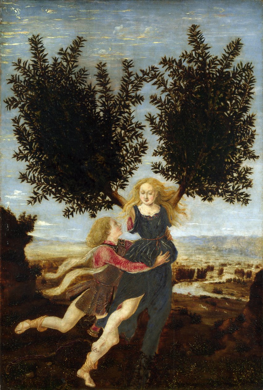 Apollon et Daphné - Piero del Pollaiolo
