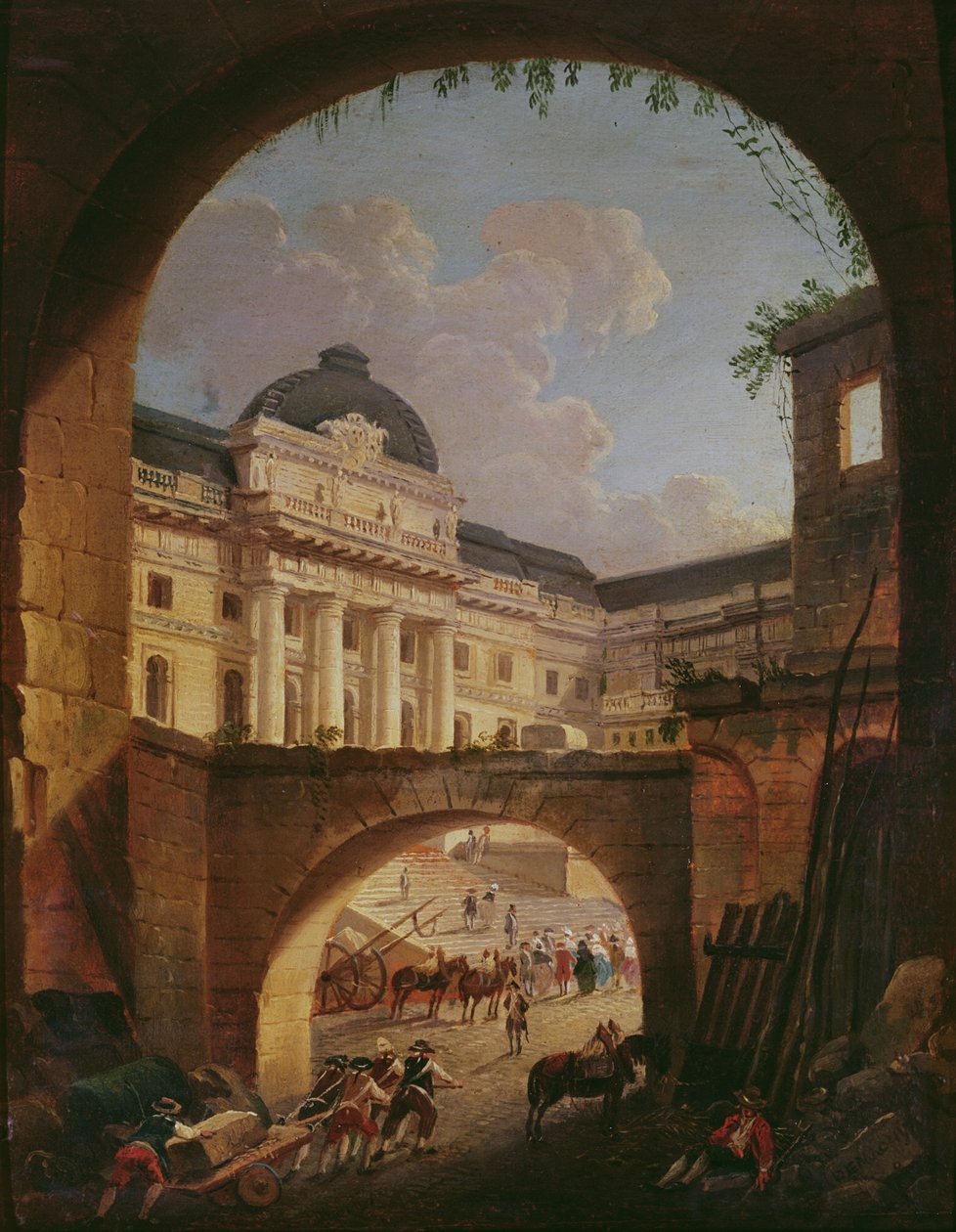 Le Palais de Justice, Paris - Pierre Antoine Demachy