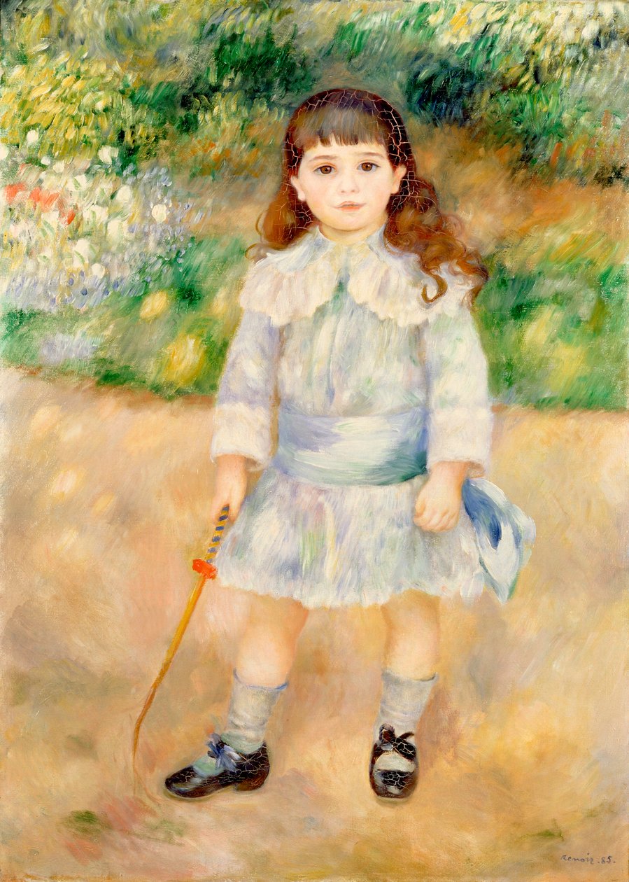 Fille avec un fouet - Pierre Auguste Renoir