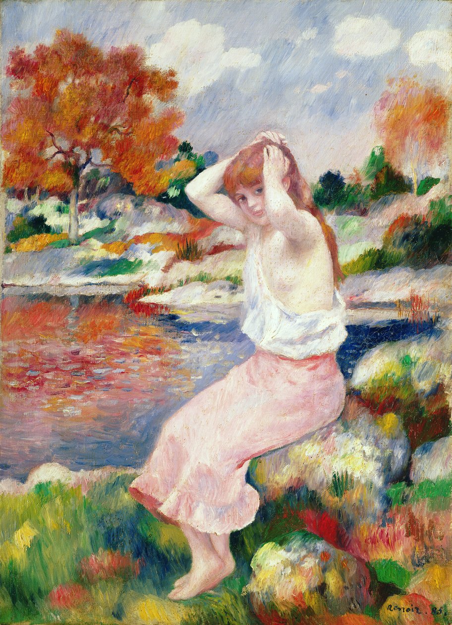 Baigneur, 1885 - Pierre Auguste Renoir