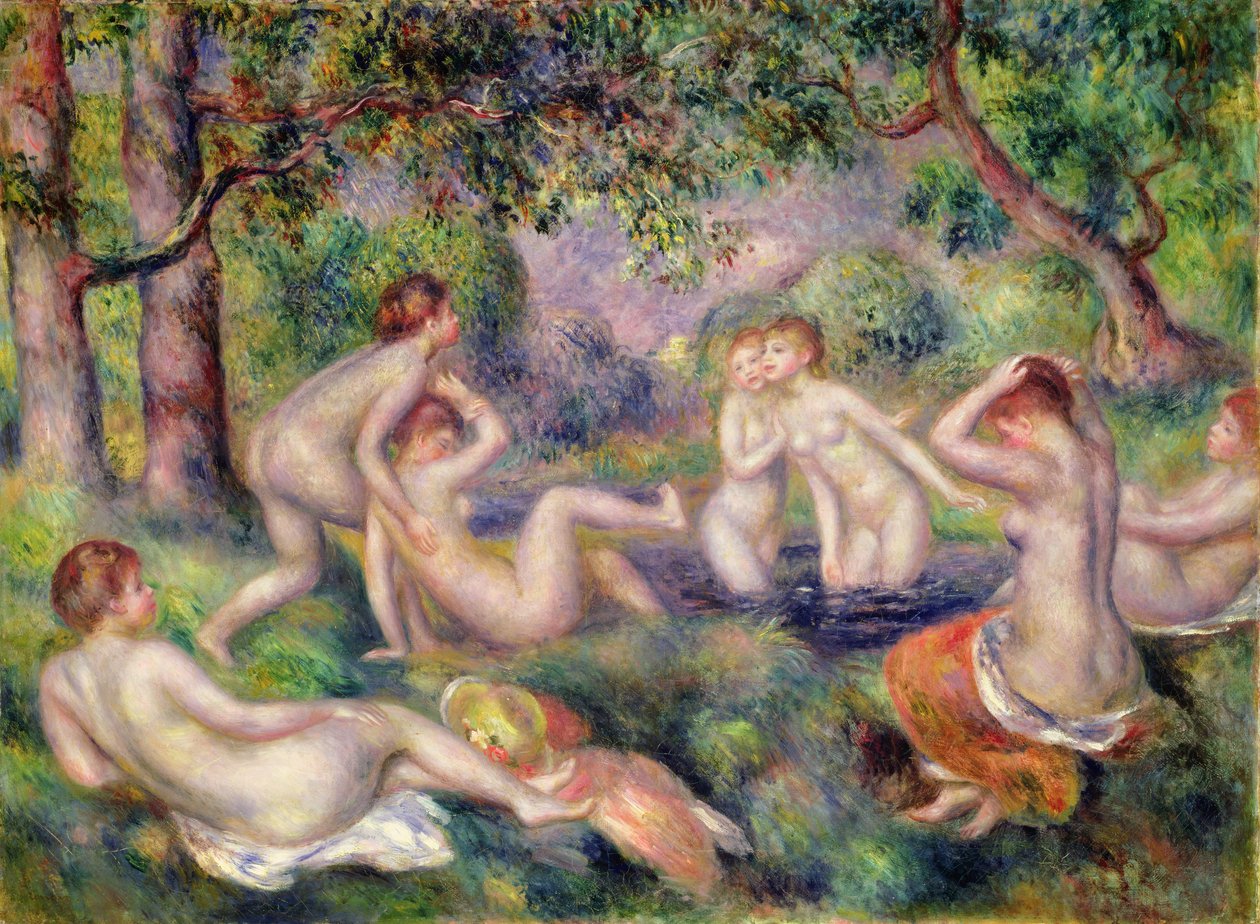 Baigneurs dans la forêt, vers 1897 - Pierre Auguste Renoir