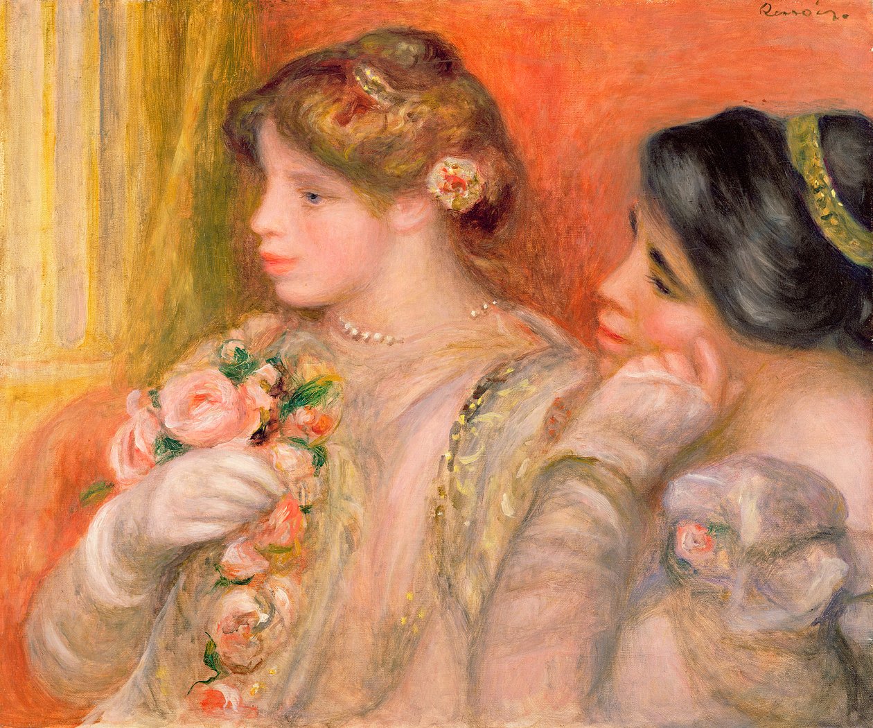 Dans la loge, vers 1908 - Pierre Auguste Renoir