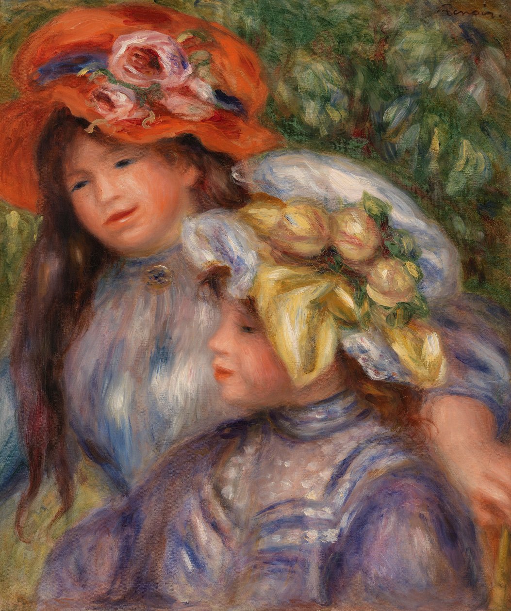 Deux fillettes - Pierre Auguste Renoir
