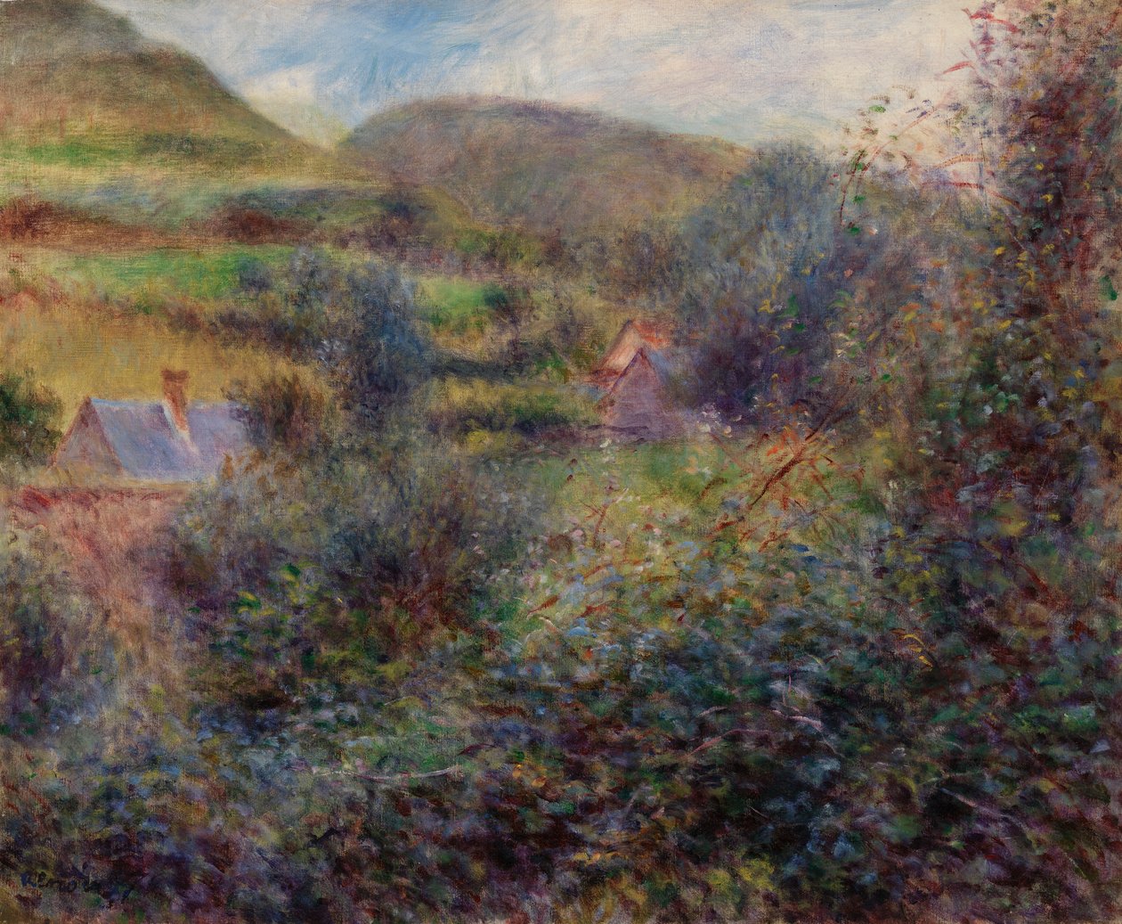 Environs de Berneval - Pierre Auguste Renoir