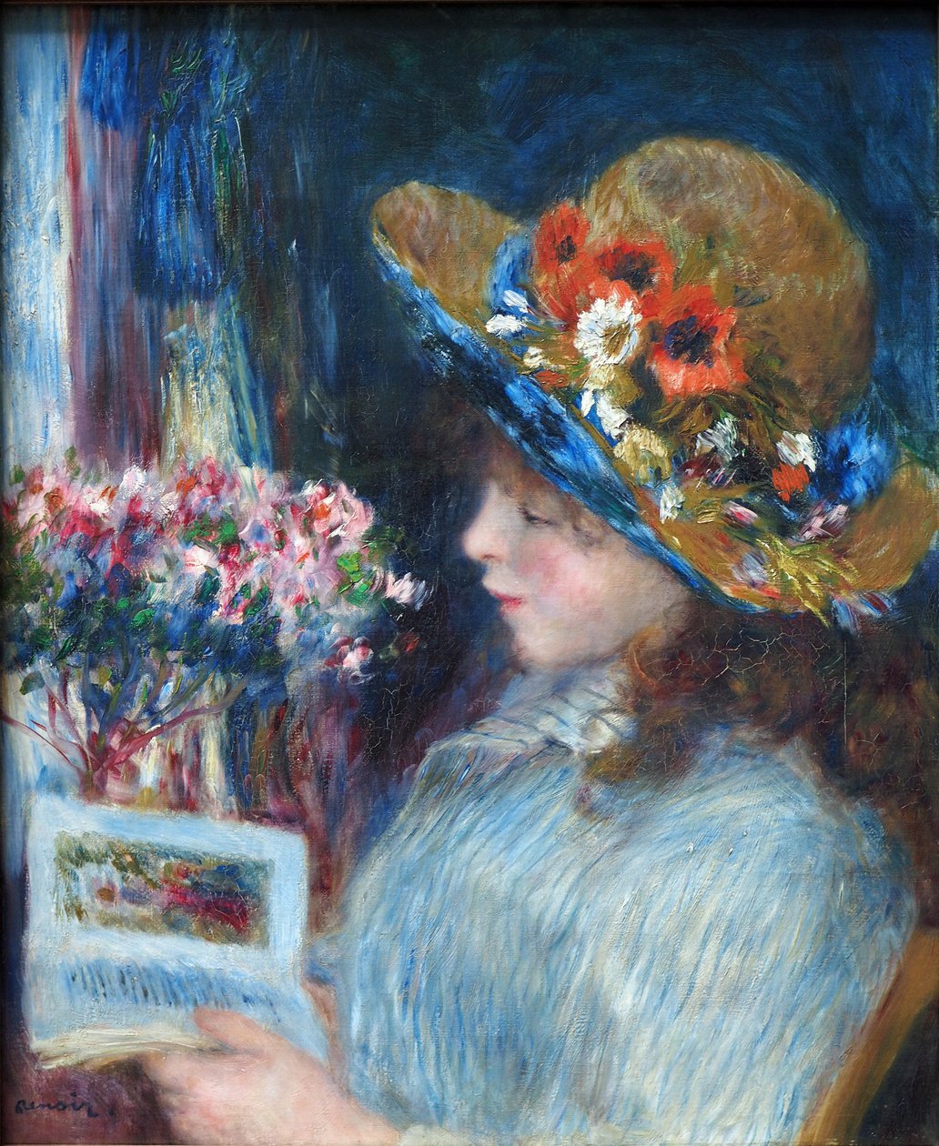 Fille lisant - Pierre Auguste Renoir