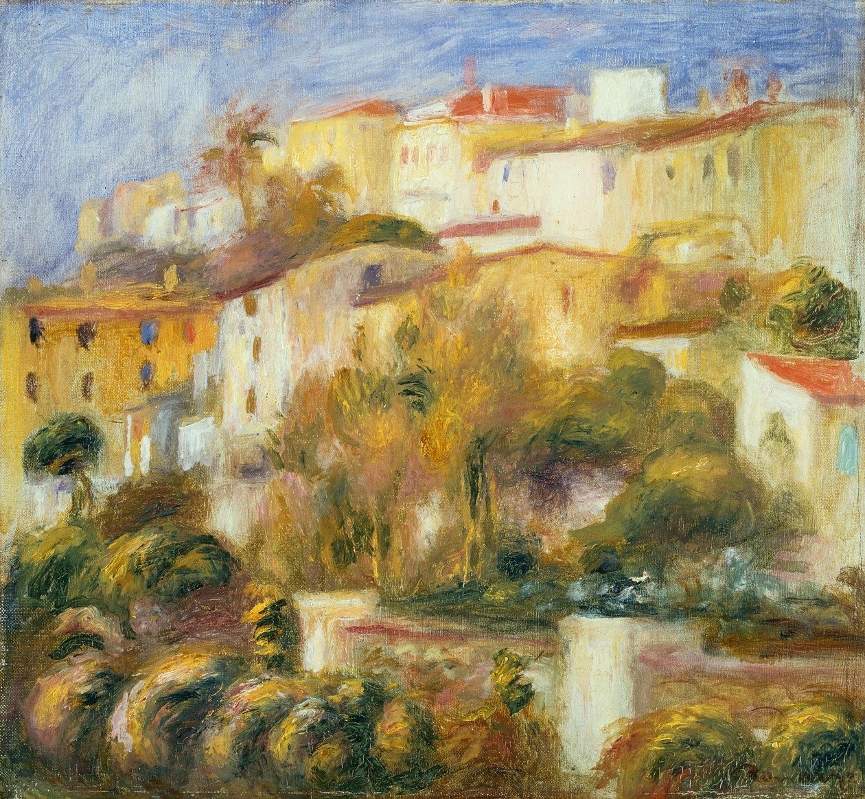 Maison à Cagnes, c.1900 - Pierre Auguste Renoir