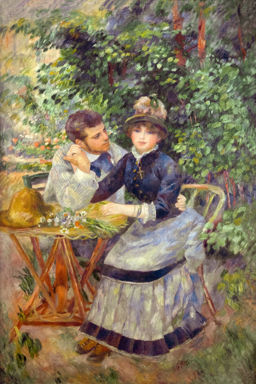 Dans le jardin, 1885 - Pierre Auguste Renoir