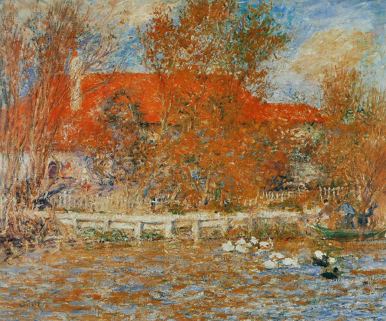 La Mare aux canards - Pierre Auguste Renoir