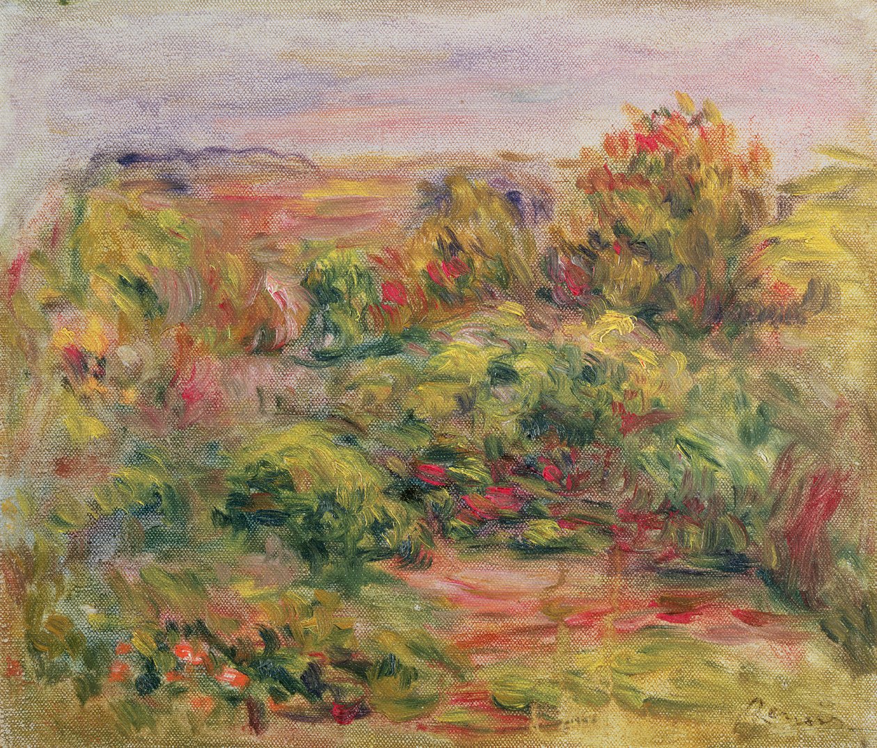 Paysage - Pierre Auguste Renoir