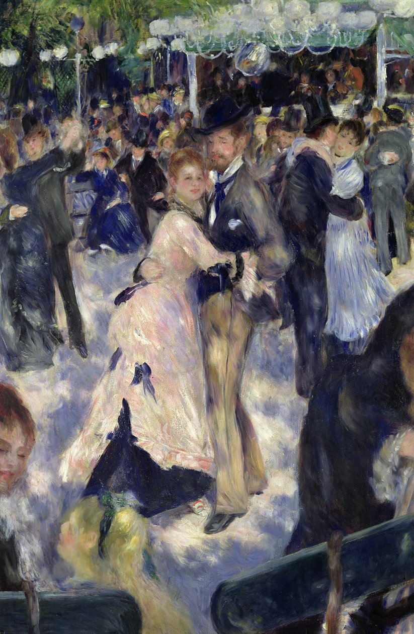 Le Moulin de la Galette (détail) - Pierre Auguste Renoir