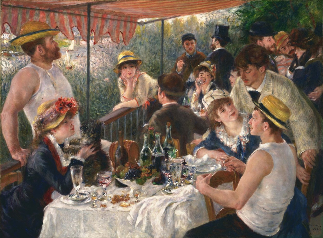 Le déjeuner des canotiers - Pierre Auguste Renoir