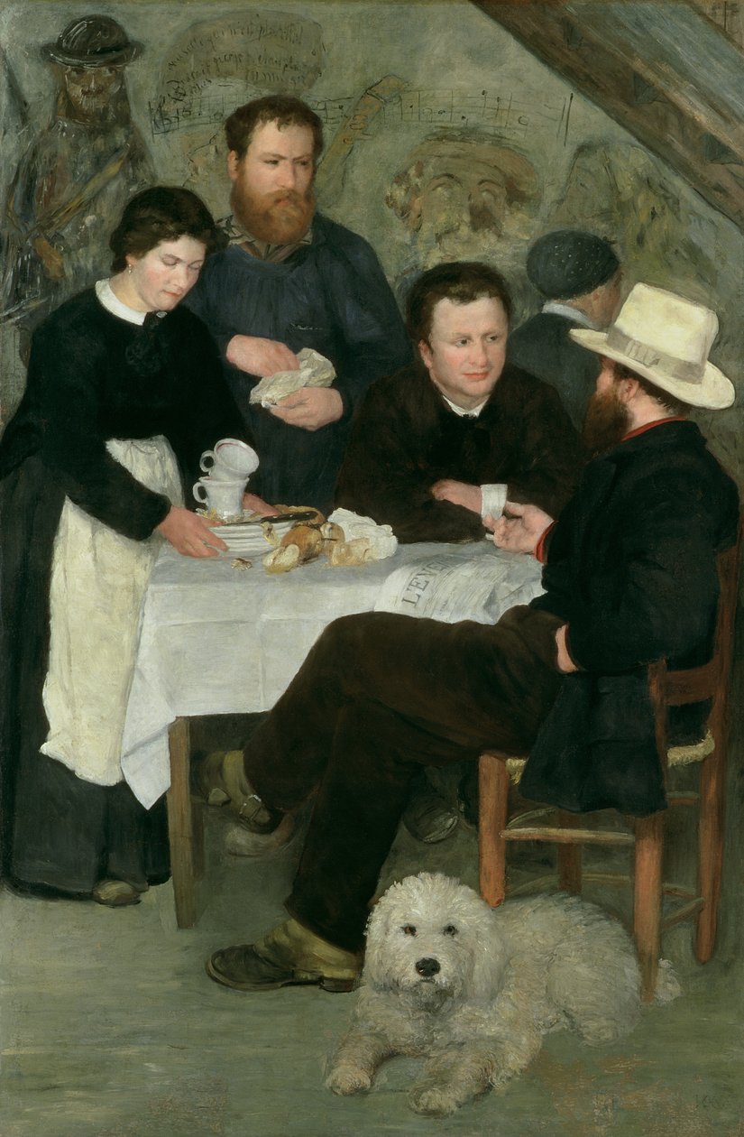 La Taverne de Mère Anthony, 1866 - Pierre Auguste Renoir