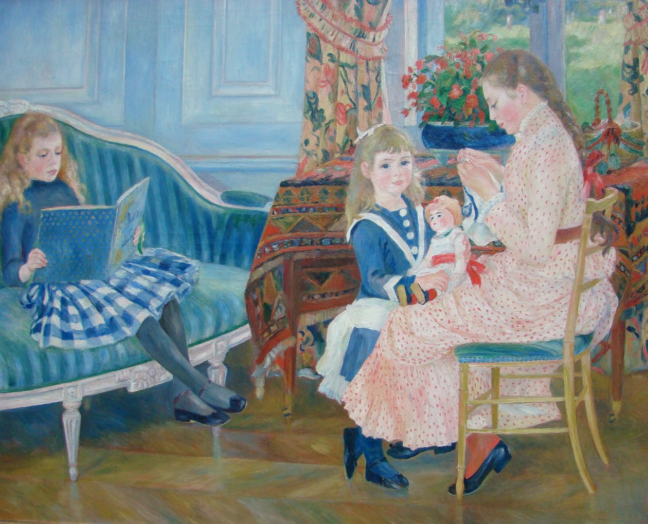 Après-midi des enfants à Wargemont - Pierre Auguste Renoir