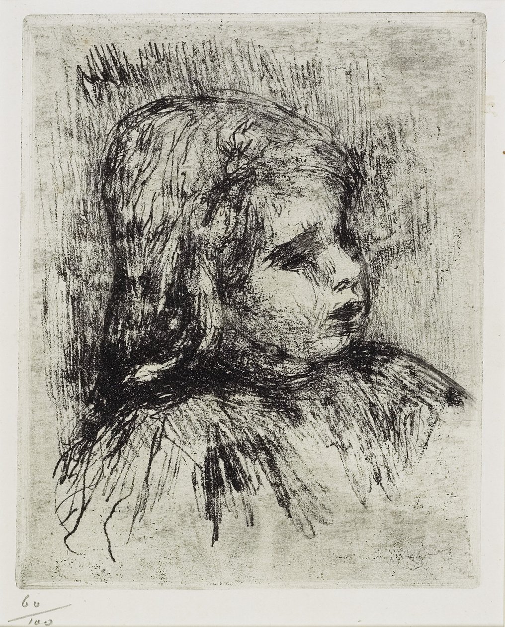 Portrait de Claude Renoir, 1908 - Pierre Auguste Renoir