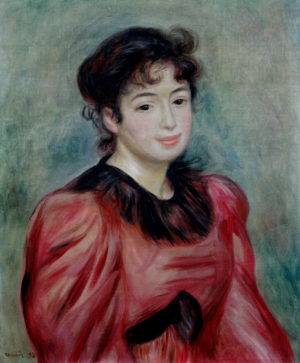 Portrait de Mademoiselle Victorine de Bellio (1863-1957) 1892 - Pierre Auguste Renoir