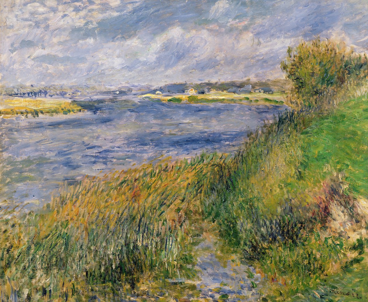 Les Rives de la Seine, Champrosay, 1876 - Pierre Auguste Renoir