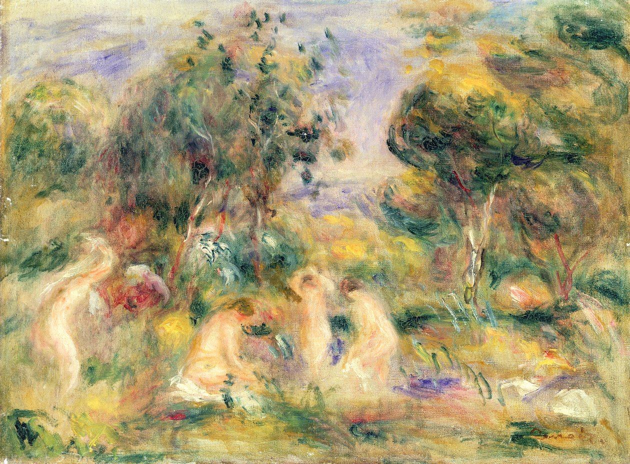 Les Baigneurs - Pierre Auguste Renoir