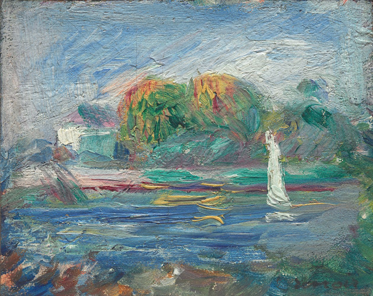 La rivière bleue, c.1890-1900 - Pierre Auguste Renoir
