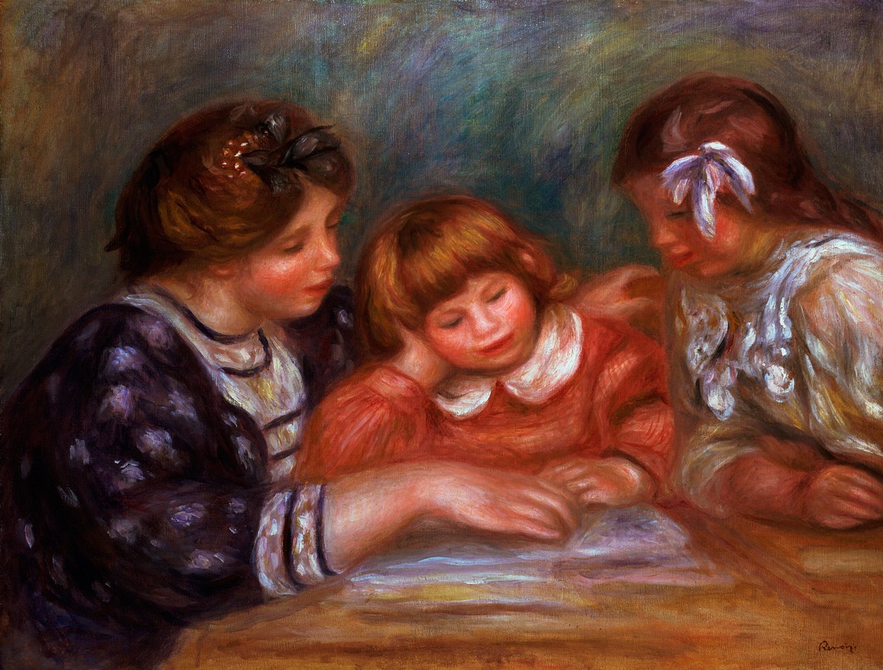 La Leçon, 1906 - Pierre Auguste Renoir