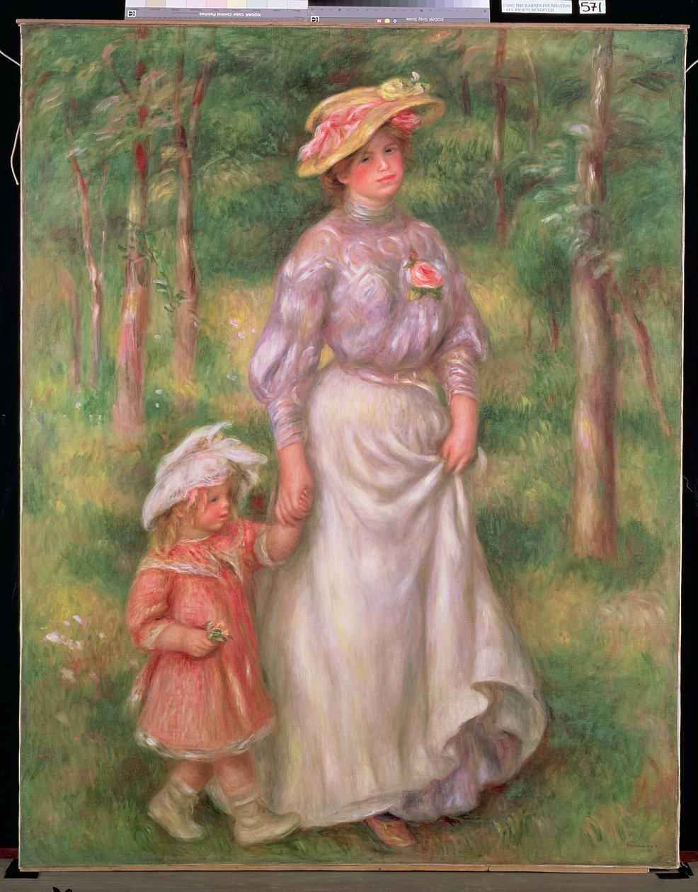 La promenade, c.1906 - Pierre Auguste Renoir