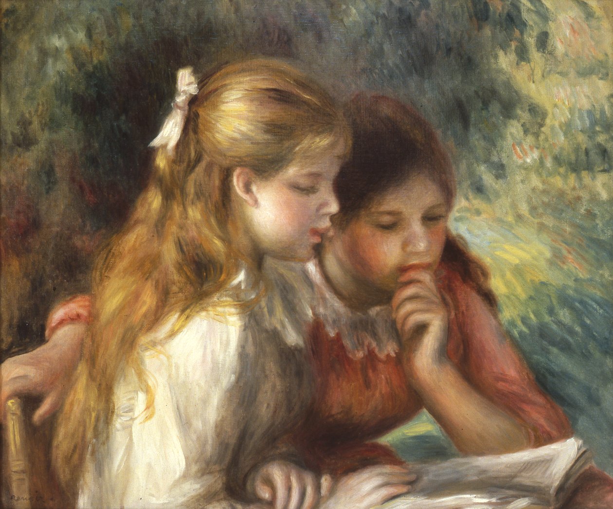 La lecture, c.1890-95 - Pierre Auguste Renoir