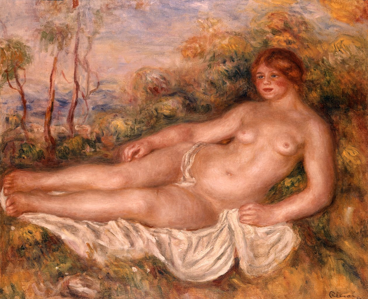 La baigneuse couchée, 1906 - Pierre Auguste Renoir