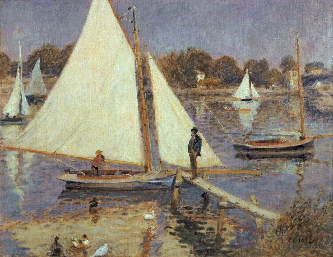 La Seine à Argenteuil, 1874 - Pierre Auguste Renoir