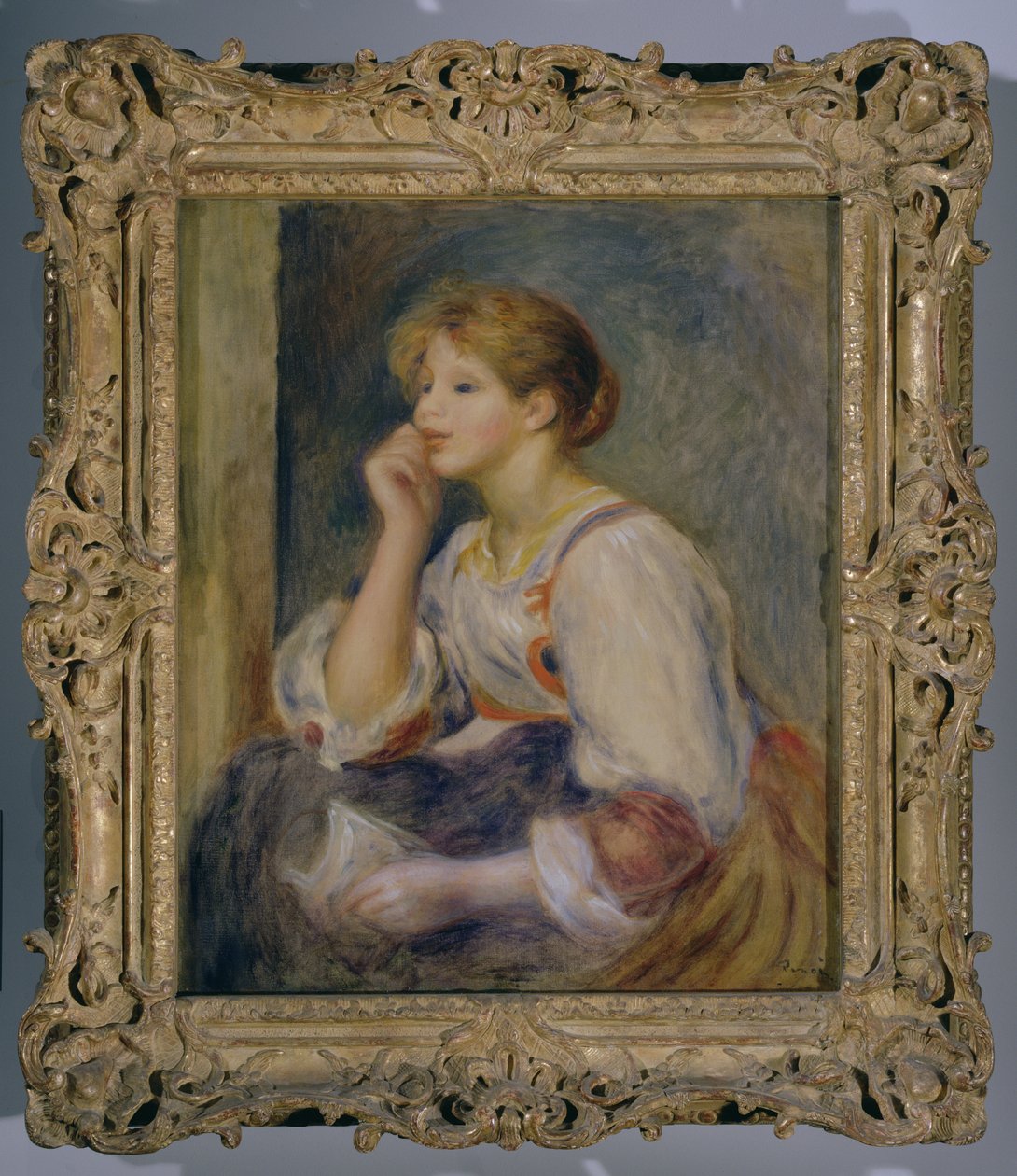 Femme avec une lettre, vers 1890 - Pierre Auguste Renoir