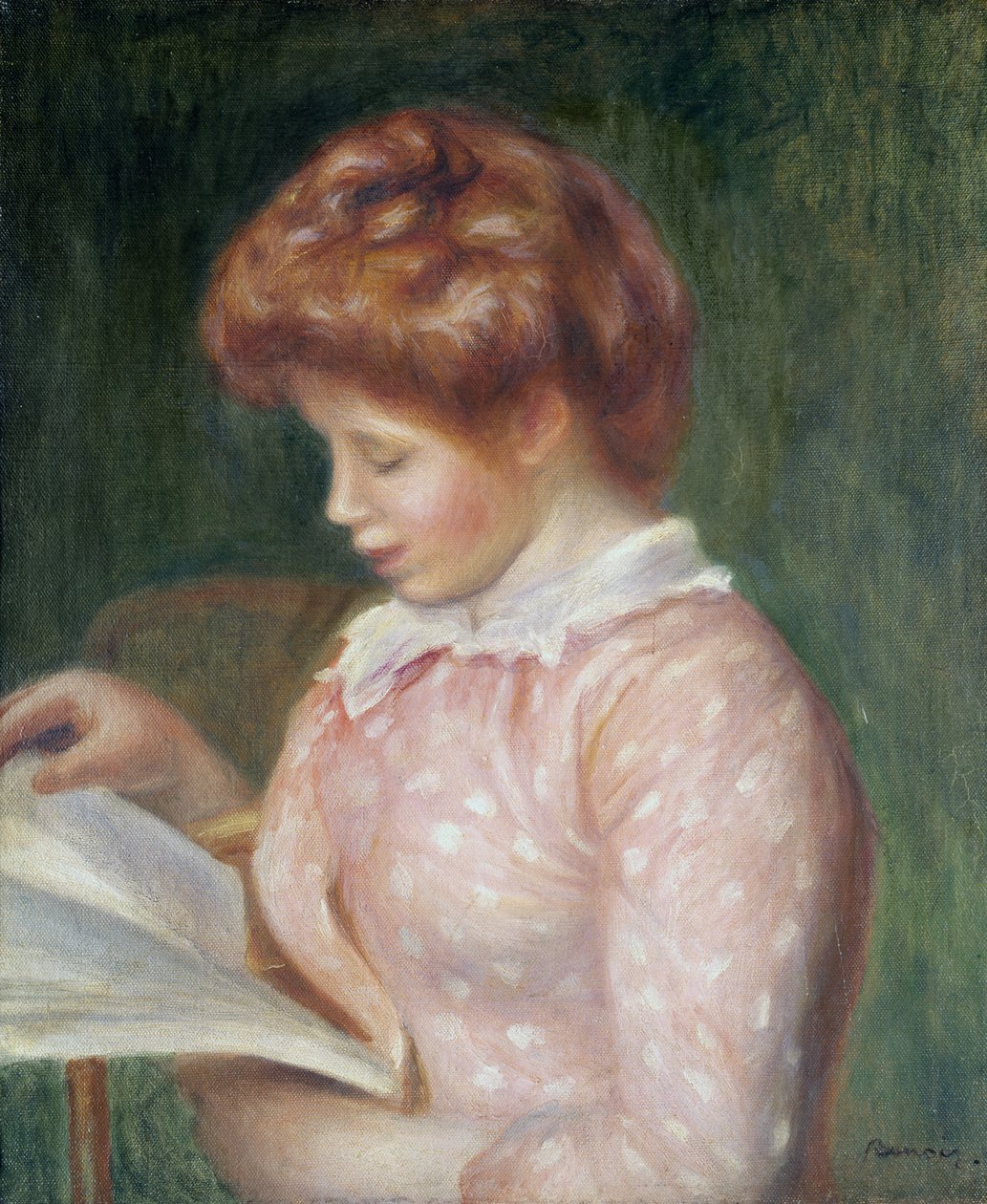 Jeune fille lisant - Pierre Auguste Renoir