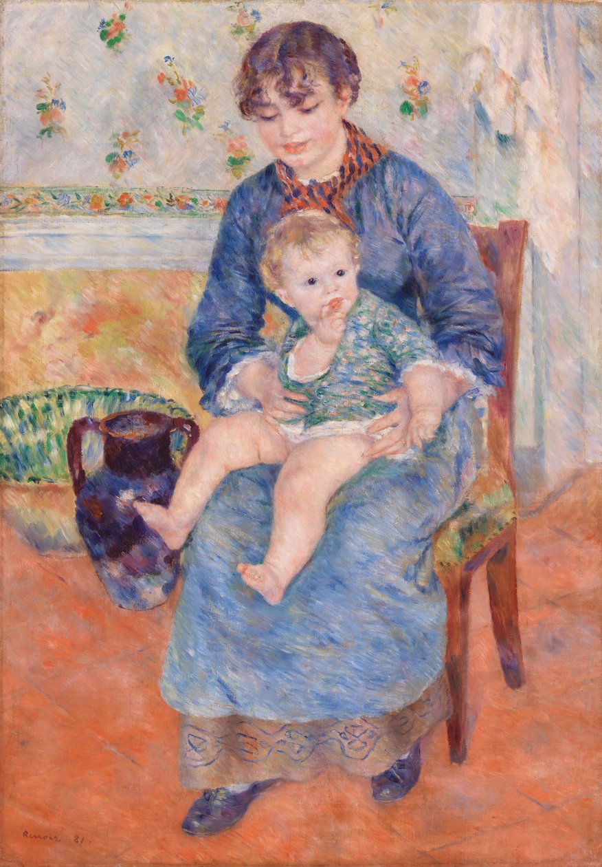Jeune mère - Pierre Auguste Renoir